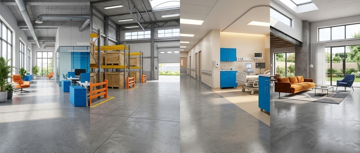 Cementitious floor topping