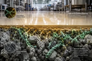 PU concrete hybrid flooring